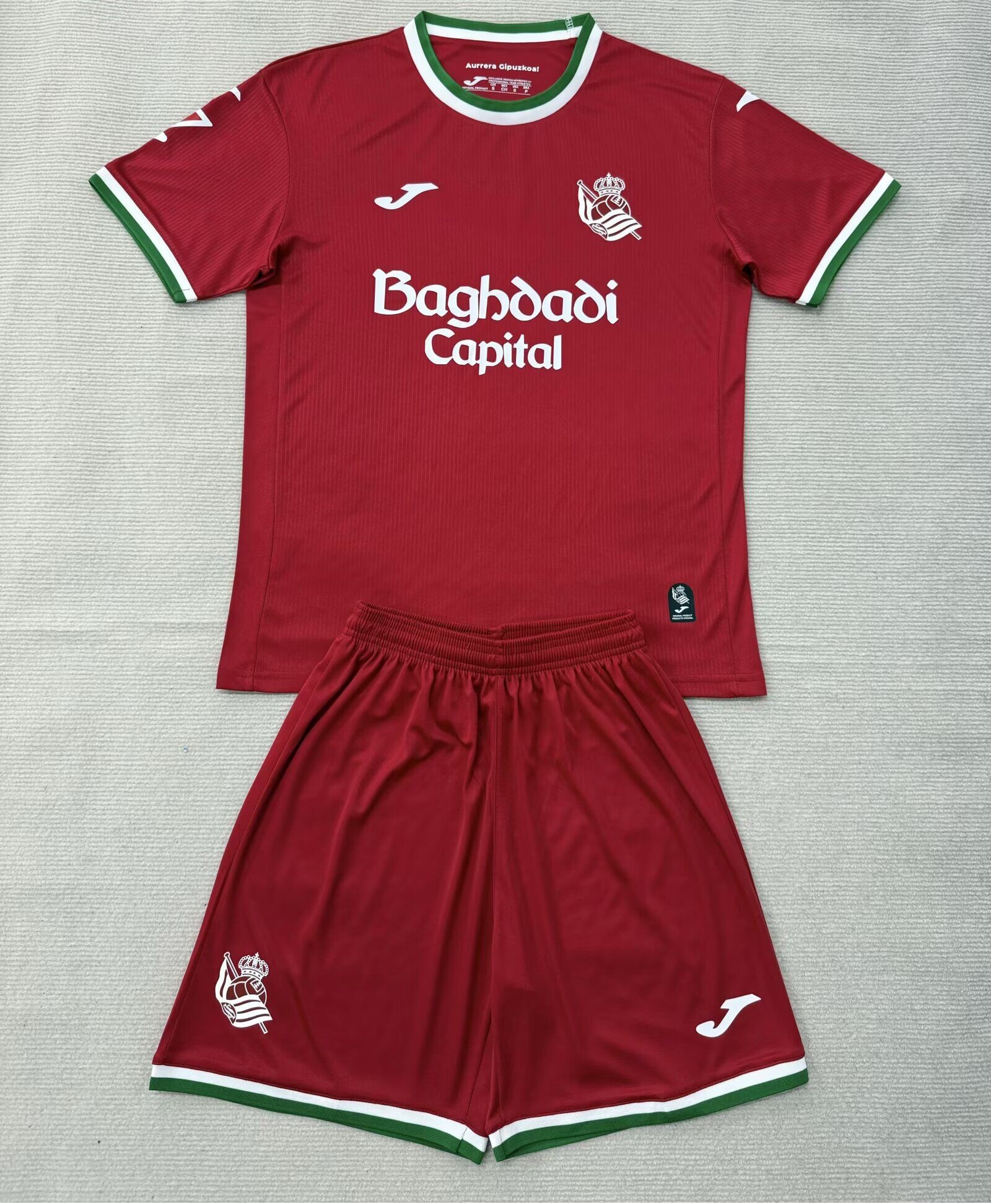 Kids-Real Sociedad 26/27 Third Red Soccer Jersey